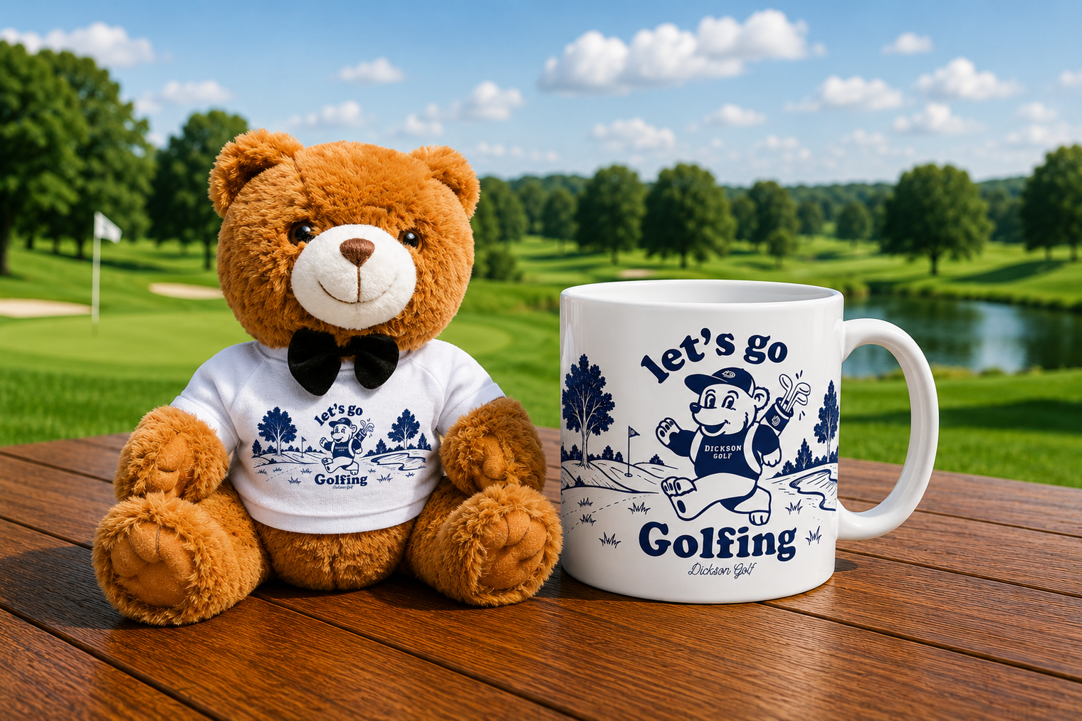 'Let’s Go Golfing' Plush Teddy