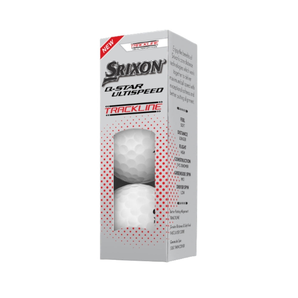 Q-STAR Ultispeed Trackline Golf Balls