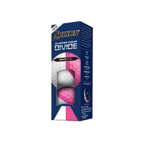 Q-STAR TOUR DIVIDE Golf Balls - White/Pink